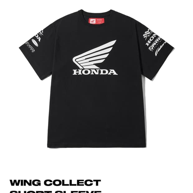 혼다 모터사이클 Wing Collect Logo Short