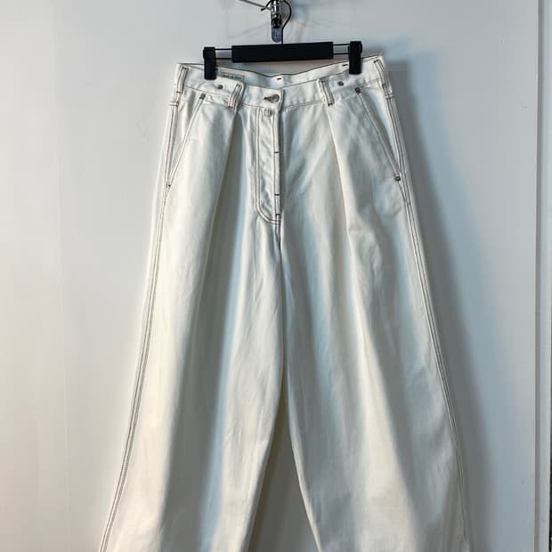 드리스반노튼 와이드 데님 팬츠 