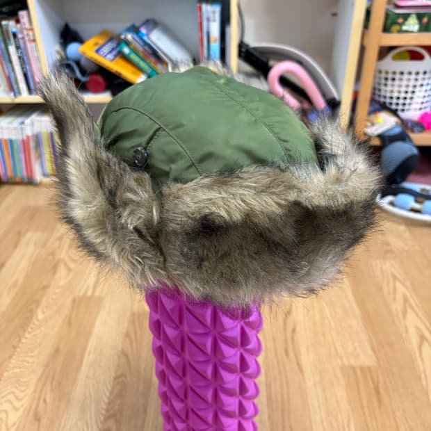 라쿤퍼 트루퍼햇 구형 아베크롬비 구피털모자