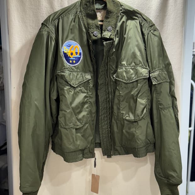70s USN 미해군 G-8 웹 플라이트 자켓 (46L)