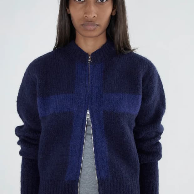 팔로마울 네이비 크루즈 집업 스웨터 (S)