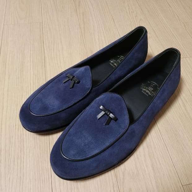 금강제화 헤리티지 리갈 벨지안 로퍼 네이비 260