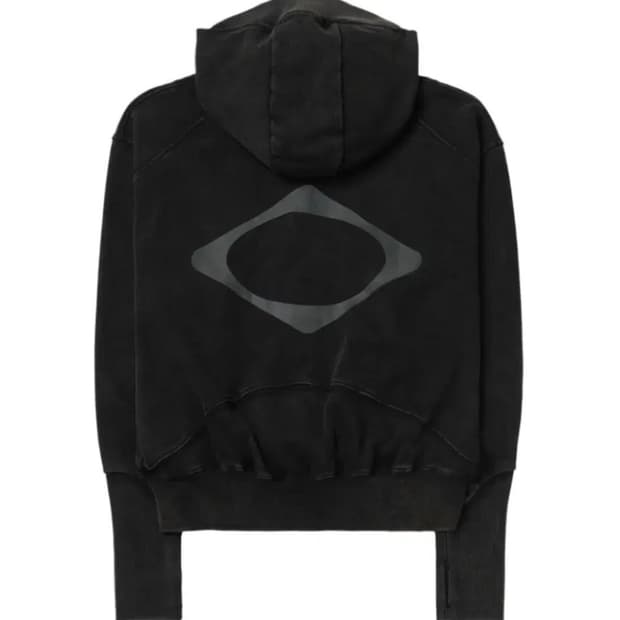 미스치프 빅 포켓 후드 워시드 블랙 m