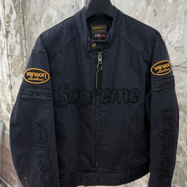 [L]슈프림 x 밴슨 벤슨 코듀라 데님 자켓