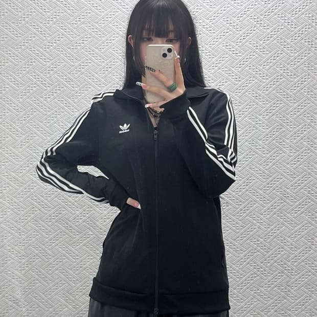 아디다스 베켄바우어 오리지널 캐주얼 져지 집업 2XL C10231