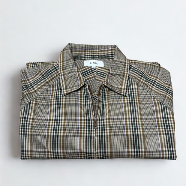 빔즈 버버리 패턴 체크 블루종