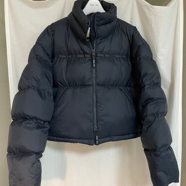 LOGO TAPING PUFFER DOWN JUMPER 