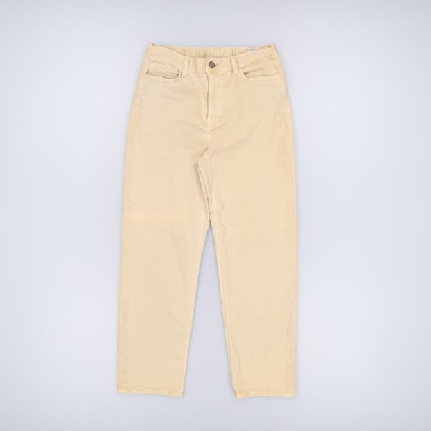 [M] 에피그램 여성 뒷밴딩 면바지 일자팬츠 1231H2