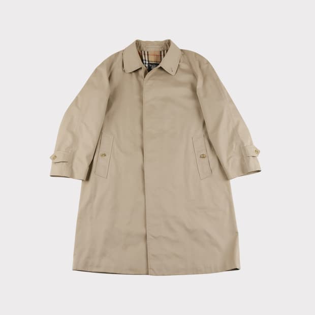 [L] 90's 버버리 싱글 트렌치코트