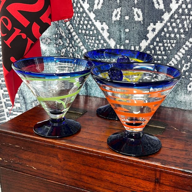 80s Kosta Boda Royal Caribbean Glass