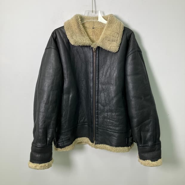 US B-3 양가죽 무스탕 자켓 