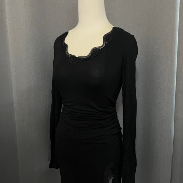 워머 미니 원피스