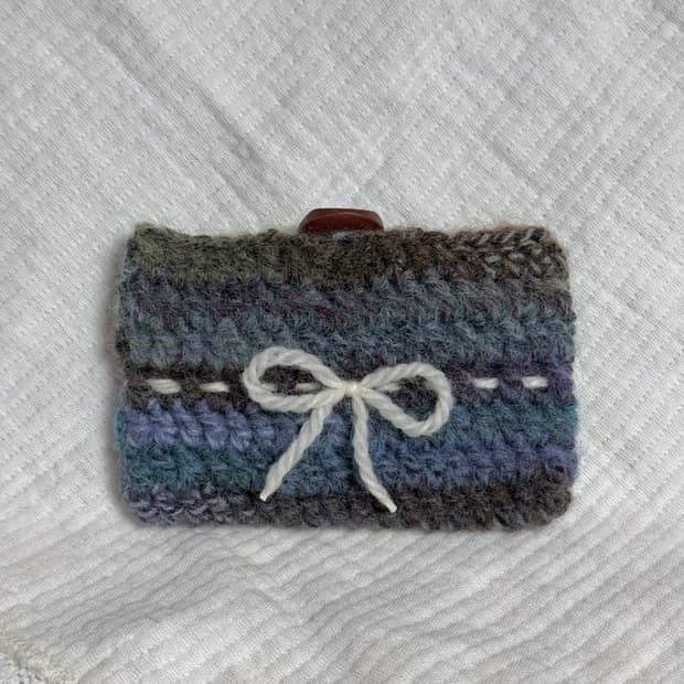 [핸드메이드] 히피 그라데이션 뜨개지갑