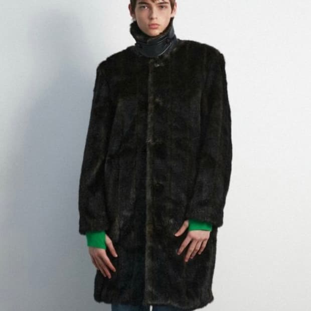 문선 밍크 퍼코트