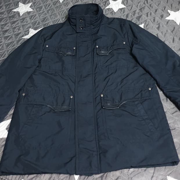 헨리코튼 클래식 양가죽배색 사파리 점퍼 (M)