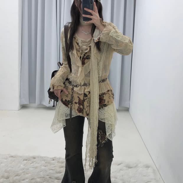 선가든파티 미라이클립 큐빈티지 오리엔탈 대장 코디셋