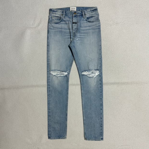 피어오브갓 6th 릴렉스드 핏 데님 진