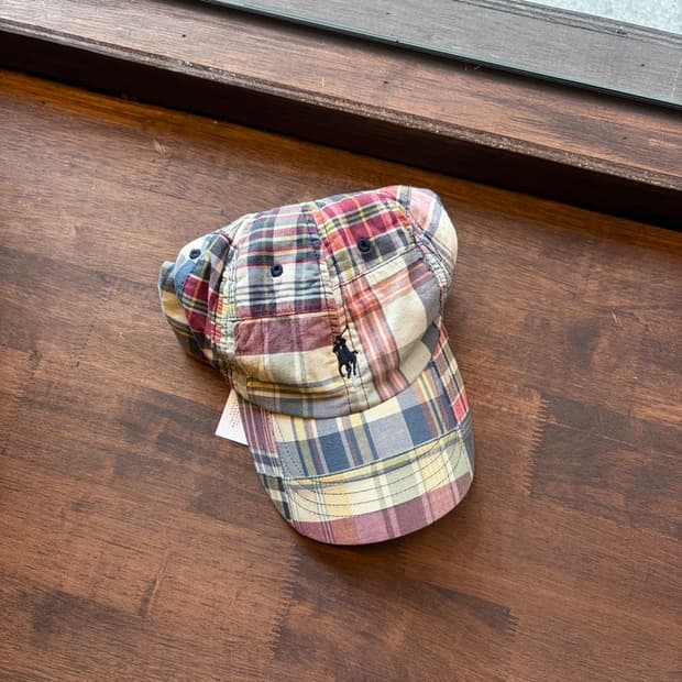 15797 - 폴로 랄프로렌 패치워크 마드라스 볼캡