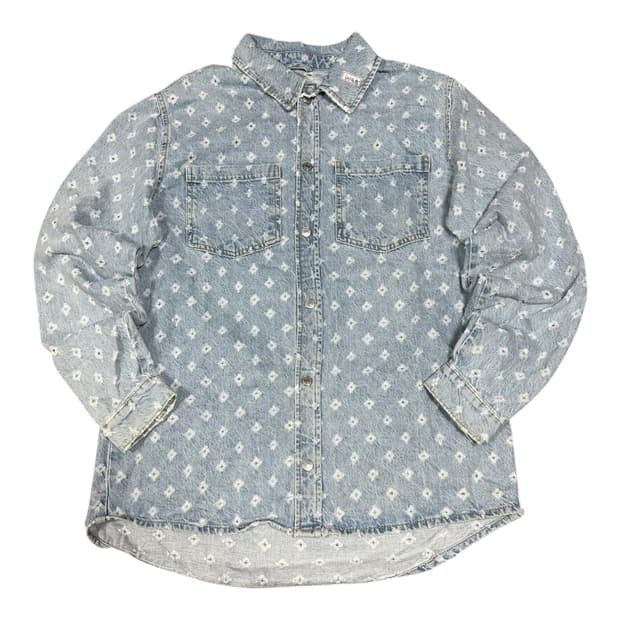  (바배) Zara 자라 빈티지 패턴 데님 자켓