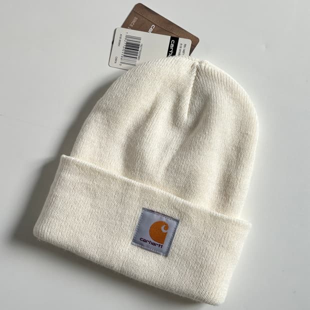 *새상품* Carhartt 칼하트 아이보리컬러 비니