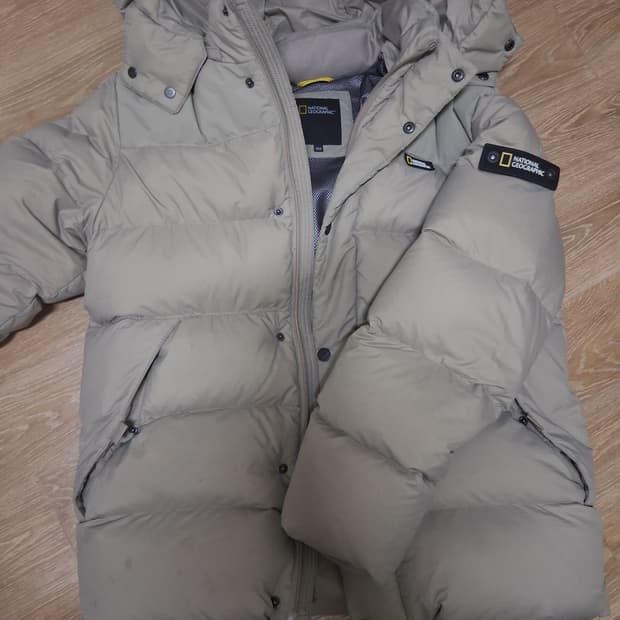 내셔널지오그래픽 덕다운오리털 패딩 160 s~m사이즈 남녀공용