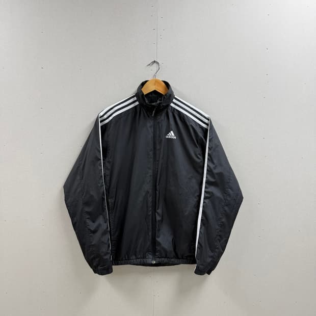여성 S / 아디다스 바람막이 점퍼 블랙