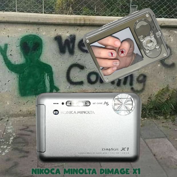 ☆도킹스테이션☆한국어지원♡미놀타 디미지 X1 / 빈티지디카