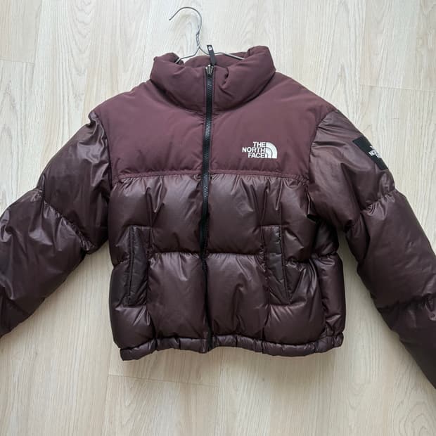 노스페이스 화이트 라벨 노벨티 눕시 다운 자켓 코코아브라운