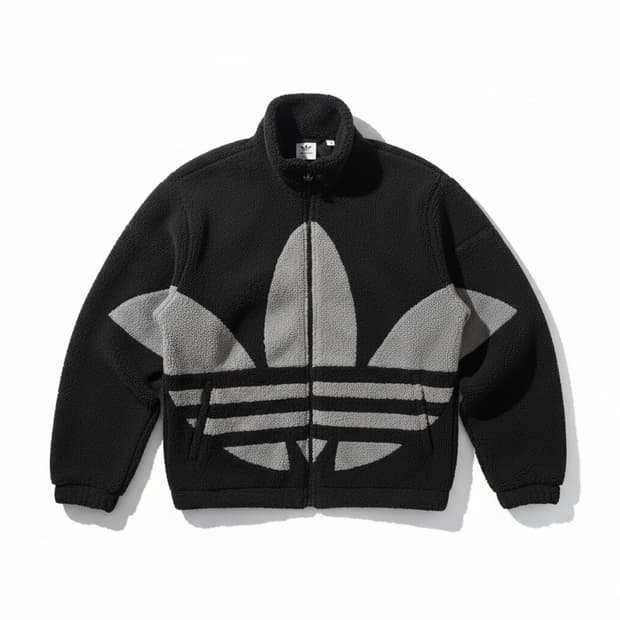 Adidas fleece heavy jacket XL