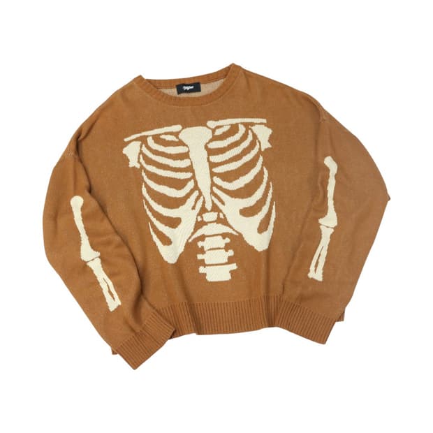 미하라야스히로 스켈레톤 니트