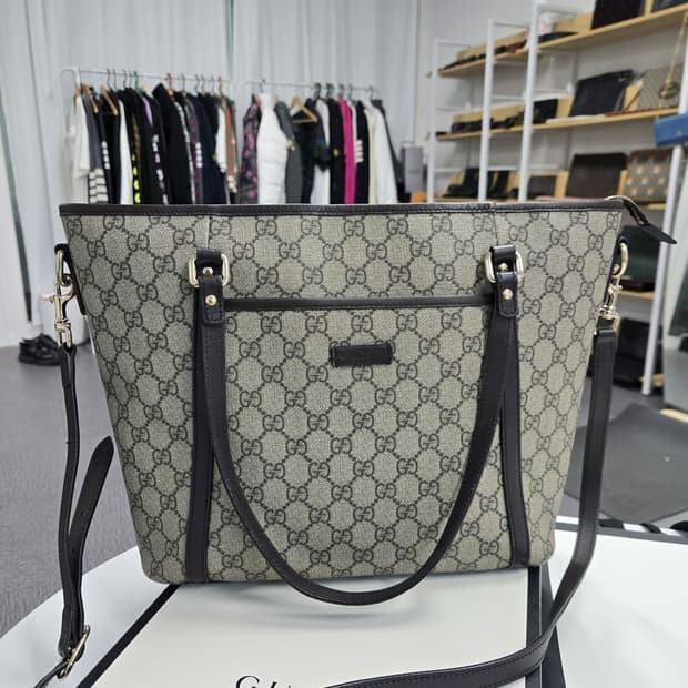 [A급컨디션]구찌 시그니처 토트 숄더백