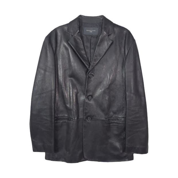 FRIJEANS CLASSIC 리얼 양가죽 3버튼 블레이저 자켓 L
