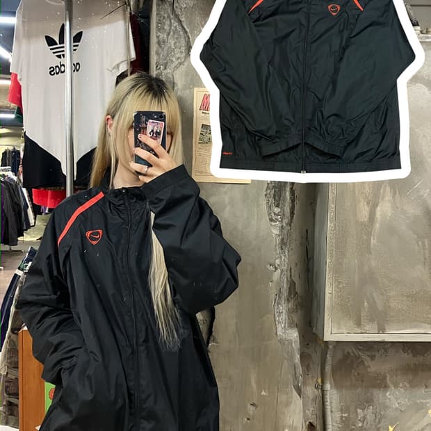 나이키 바람막이 블랙 XXL  #csz1320