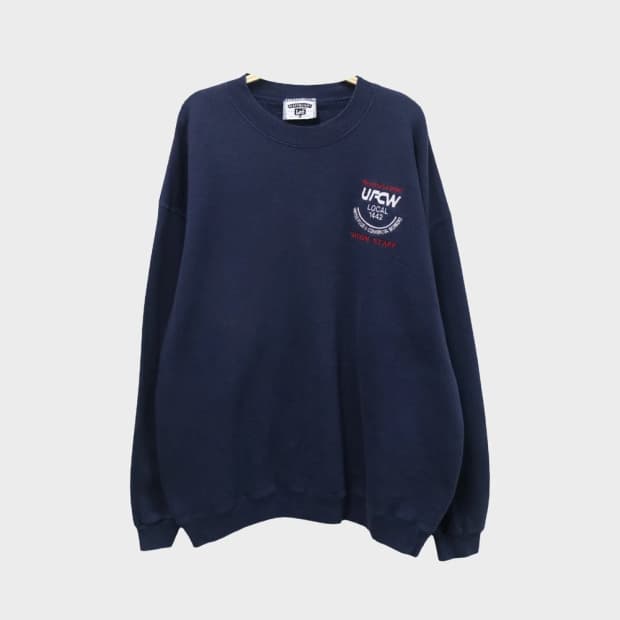 90'S LEE UFCW 자수 로고 맨투맨 61662