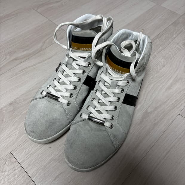 디올옴므 07AW 에디슬리먼 스웨이드 하이탑 스니커