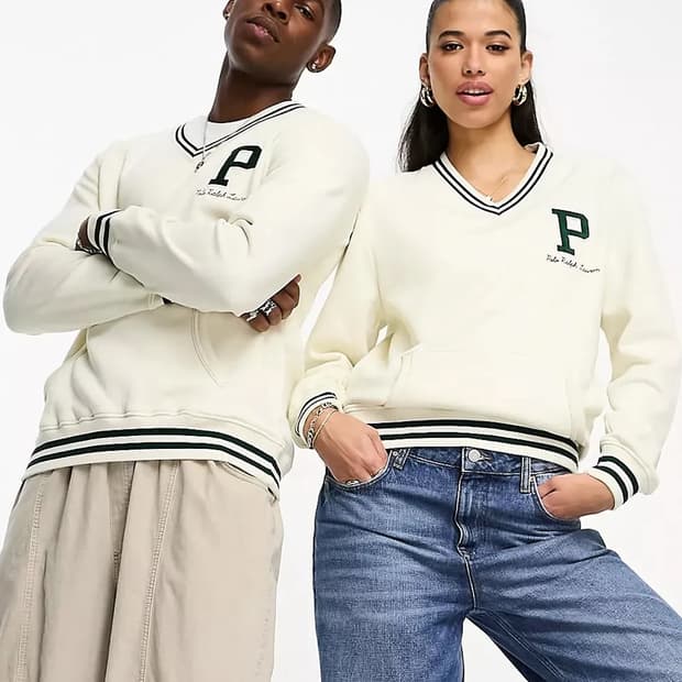 폴로 랄프로렌 브이넥 라인 스웻셔츠 S사이즈