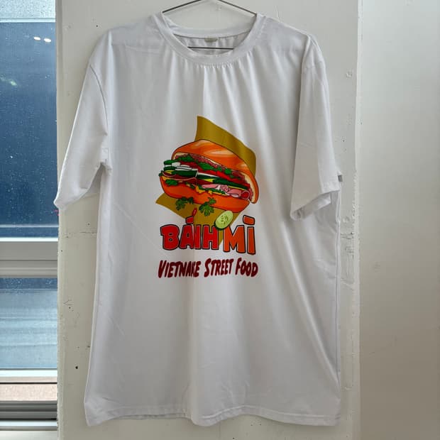 (2XL) 베트남 반미 반팔 티셔츠