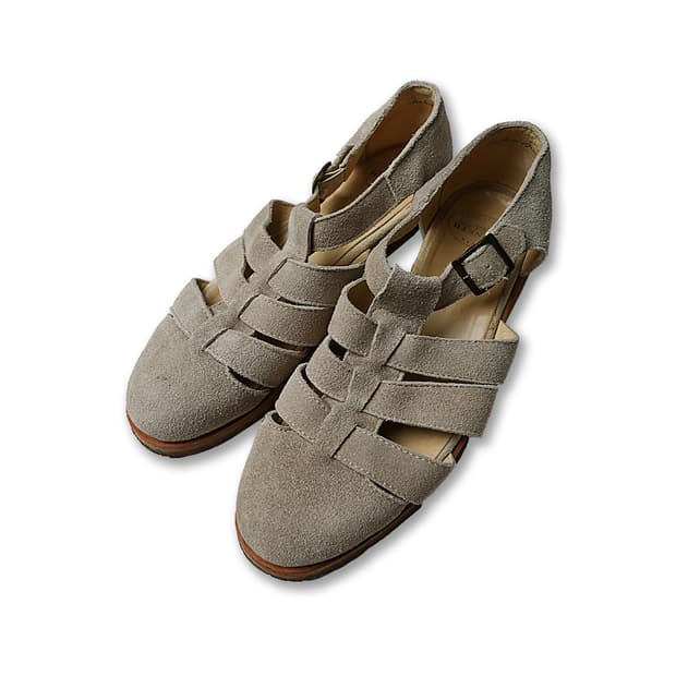 케네스 필드 [Kenneth Field] 베이지 스웨이드 구르카 샌들