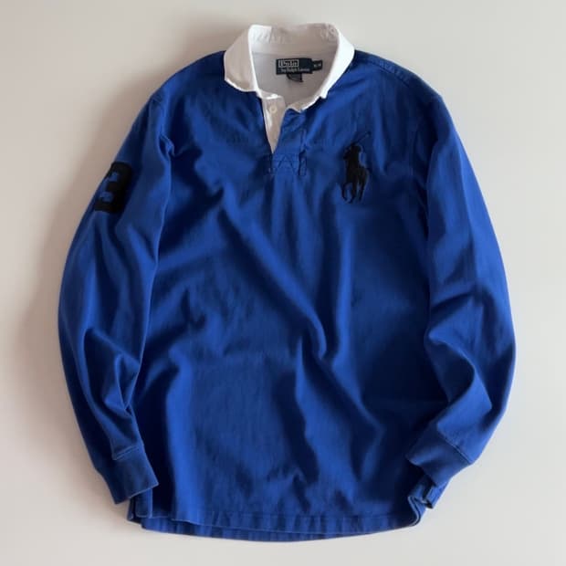 폴로 랄프로렌 빅포니 럭비 셔츠 M