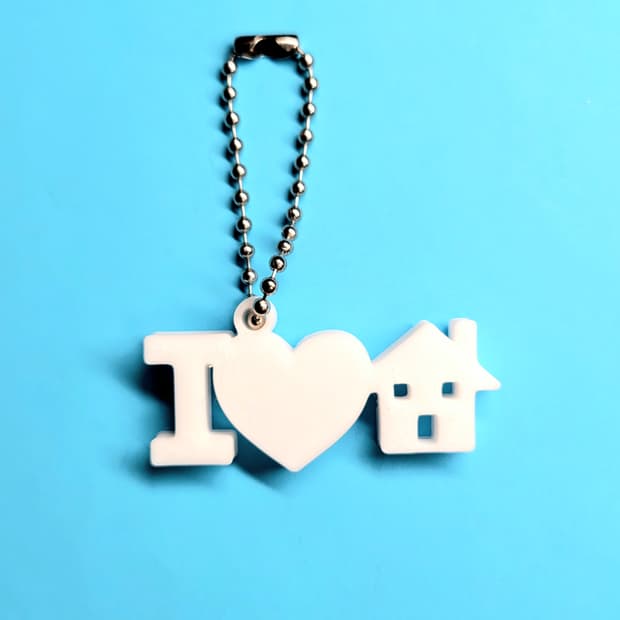 하우스 키링 키체인 y2k