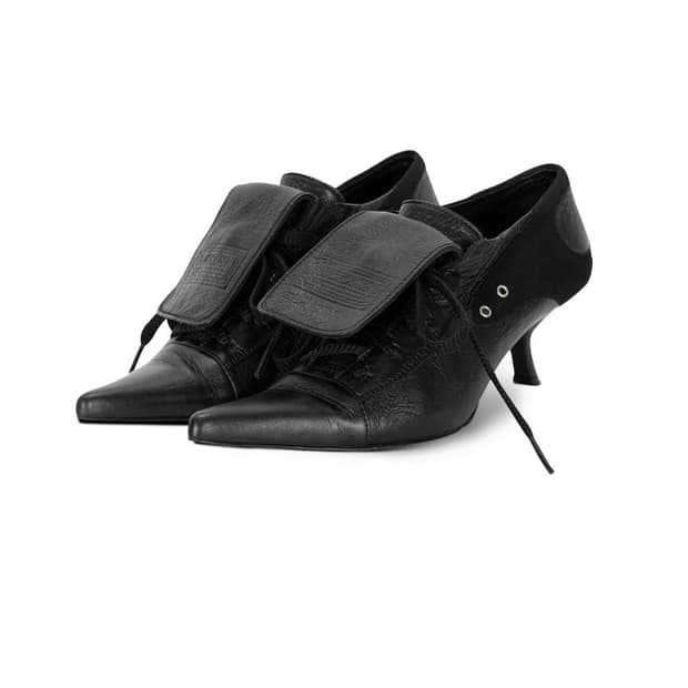 보헤미안서울 SNEAKER STILETTO HEELS, BLACK
