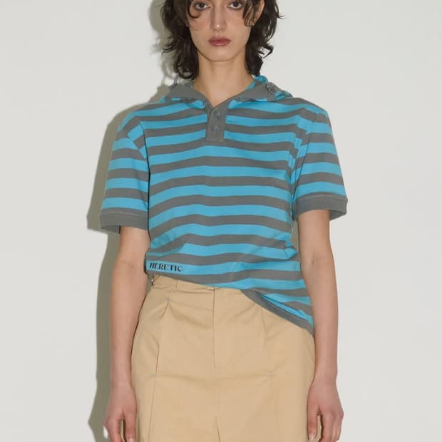 헤레틱 스트라이프 후디 티셔츠