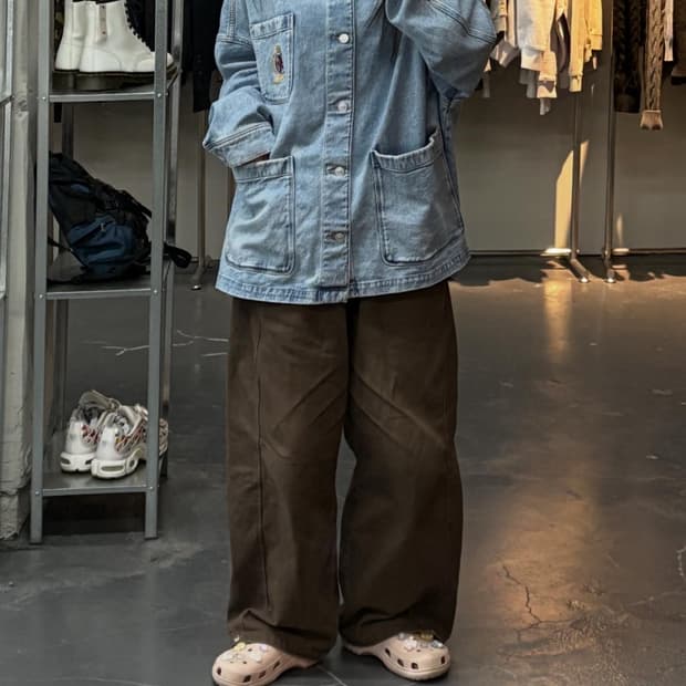 타미진스 오크우드 데님 초어 자켓 A2983