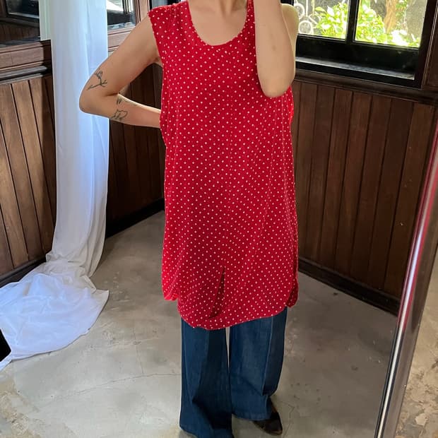 JUNYA WATANABE dot red dress