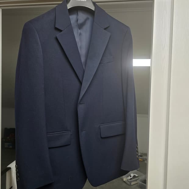 무신사스탠다드 릴렉스드 베이식 블레이저 [네이비]