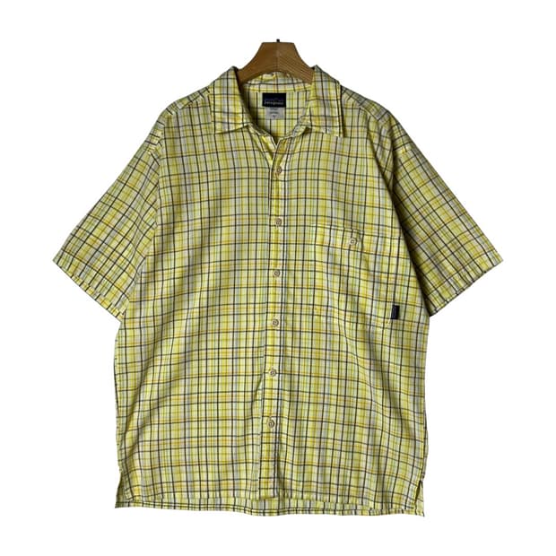 [patagonia] 파타고니아 시어서커 체크 반팔 셔츠