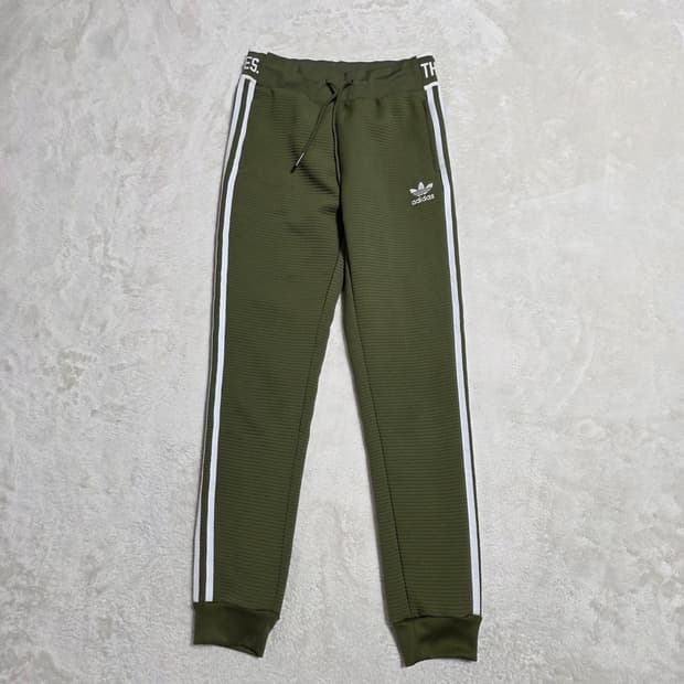 (XS)여성 아디다스 조거 팬츠 카키