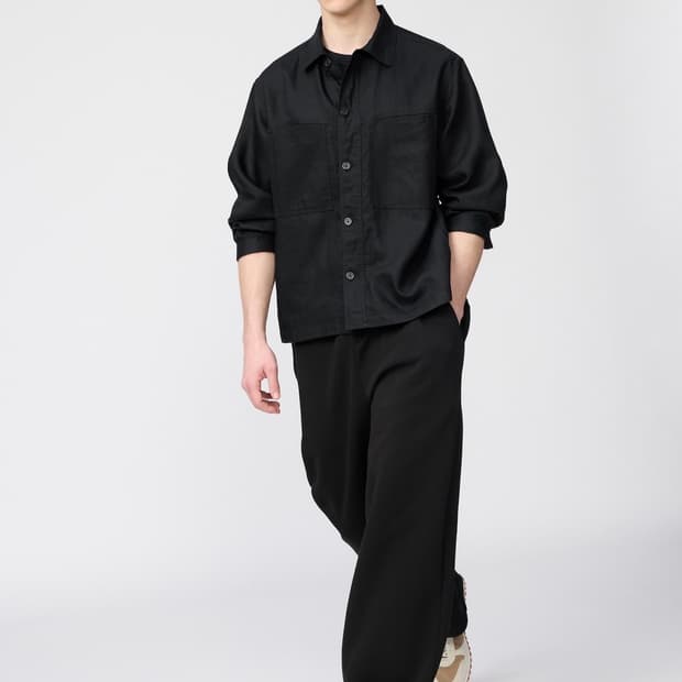 유니클로 스웨트와이드팬츠