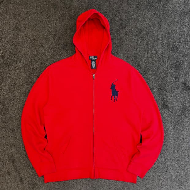 랄프로렌 빅포니 후드 집업 (주니어 XL)