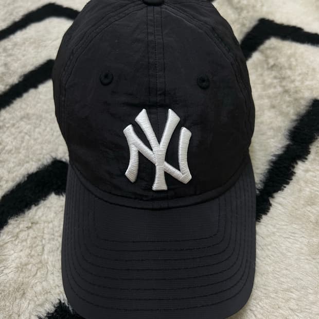 MLB 뉴욕양키스 나일론 볼캡/블랙